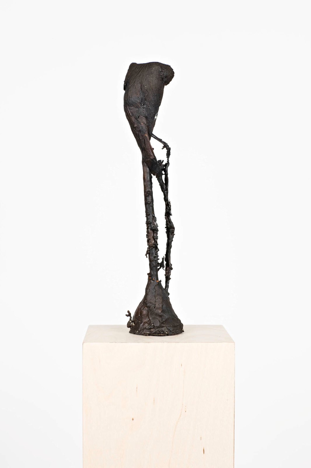 Content is a Glimpse 13, 2008, cast bronze, 38 x 9 x 10 cm