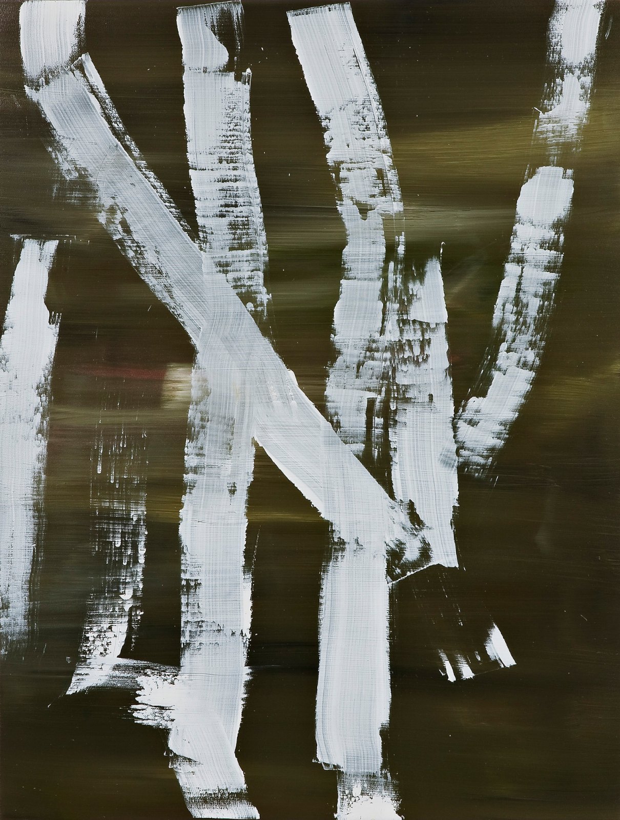 Akt, 2008, oil on aluminum, 59 x 45 cm