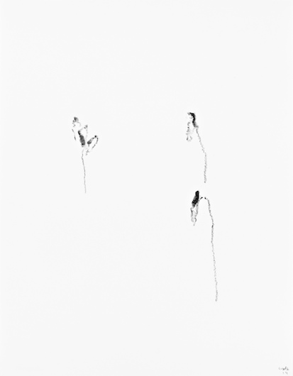 Untitled, 2014, crayon on paper, 27,7 x 21,5 cm