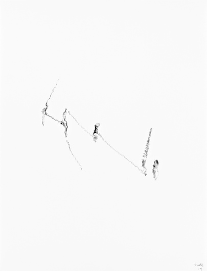 Untitled, 2014, crayon on paper, 27,7 x 21,5 cm