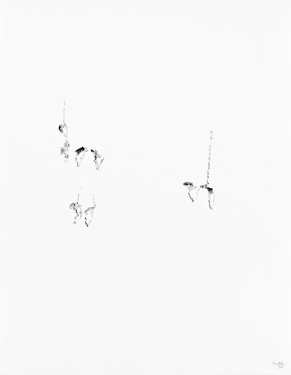 Untitled, 2014, crayon on paper, 27,7 x 21,5 cm