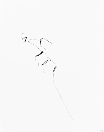Untitled, 2014, crayon on paper, 27,7 x 21,5 cm