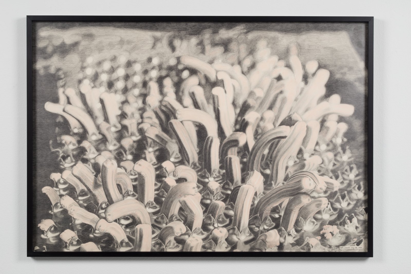 Beth Laurin, Bild II, augusti – december 1973, pencil and pastel on paper, 70 x 100 cm