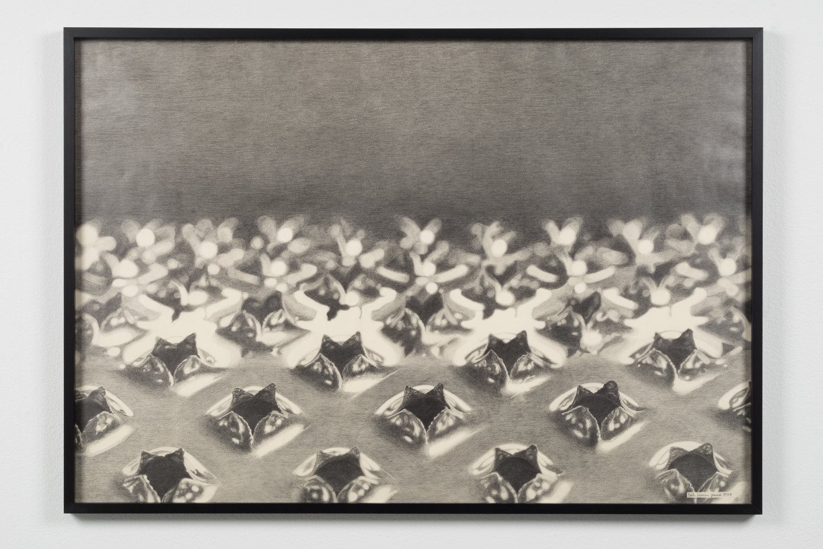 Beth Laurin, Bild V, januari 1974, pencil on paper, 70 x 100 cm