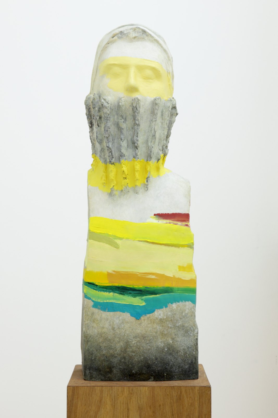 Håvard Homstvedt, The Dweller, 2008, painted and patinated bronze, 79 x 26 x 26 cm