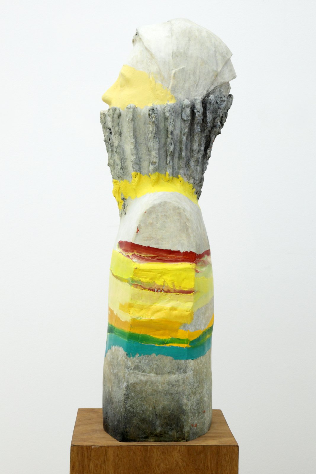 Håvard Homstvedt, The Dweller, 2008, painted and patinated bronze, 79 x 26 x 26 cm