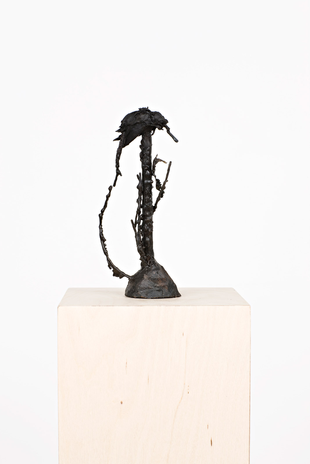 Content is a Glimpse 23, 2008, cast bronze, 21 x 11 x 8 cm