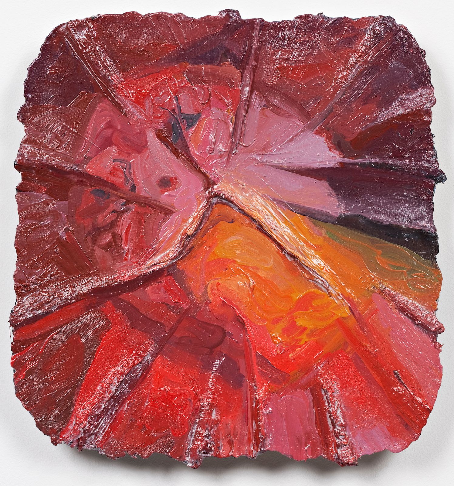 Studie til et ideelt hode (Trykk), 2009, oil on canvas on panel, 35.5 x 33.5 cm