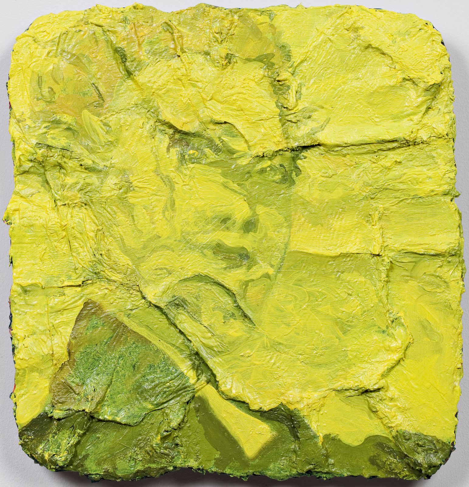 Studie til et ideelt hode (Skuespilleren), 2009, oil on canvas on panel, 41 x 39 cm