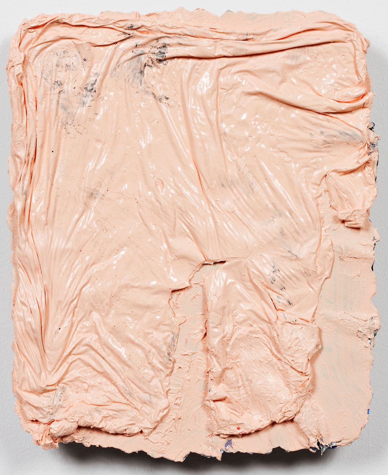 Studie til et ideelt hode (Rosa slør), 2009, oil on canvas over panel, 31,5 x 25 cm