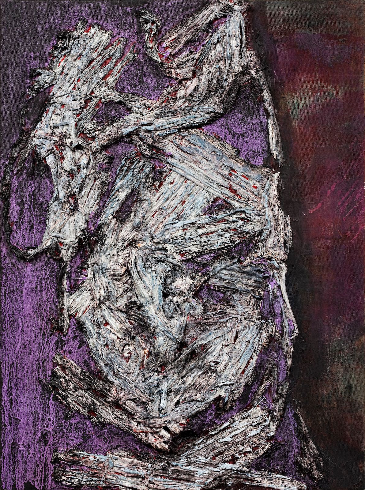 Tungetaler, 2009, oil on canvas on panel, 60 x 45 cm