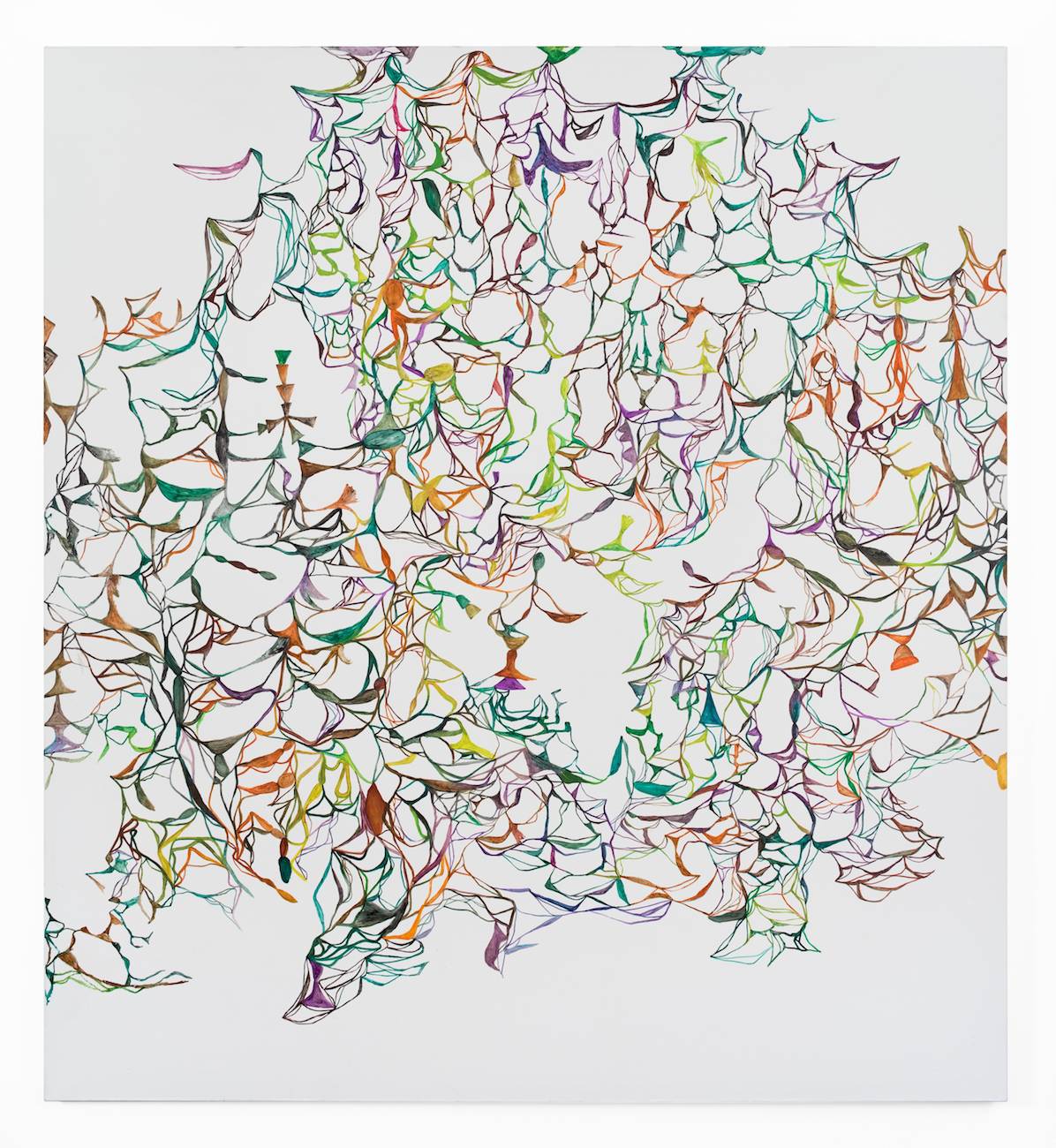 The Colibri Paintings No. 01, 2015, oil on canvas, 283 x 259 cm