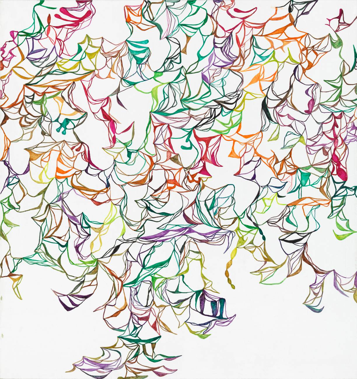 The Colibri Paintings No. 06, 2016, oil on canvas, 175 x 165 cm