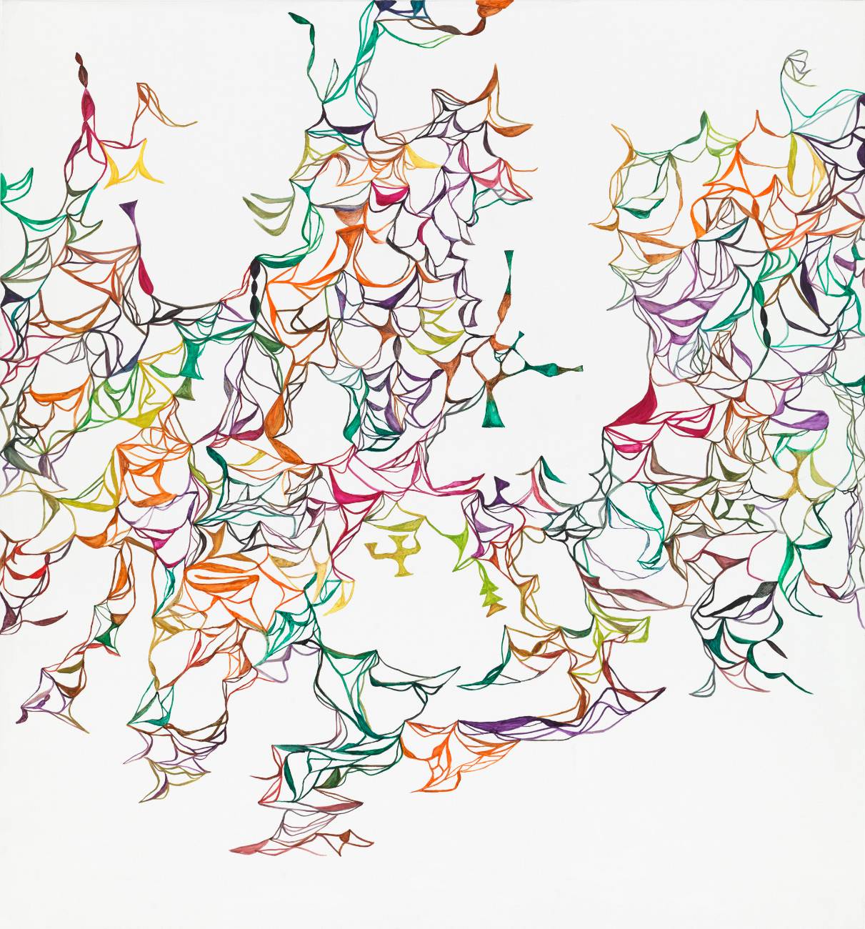 The Colibri Paintings No. 07, 2016, oil on canvas, 203 x 189 cm