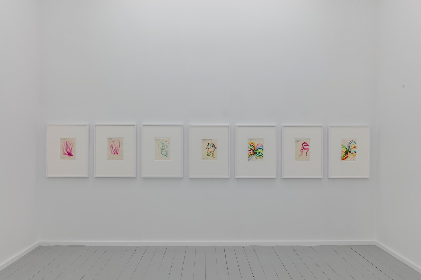 From the series Journal, 2016, mixed media, waxed paper, each 23 x 17,5 cm