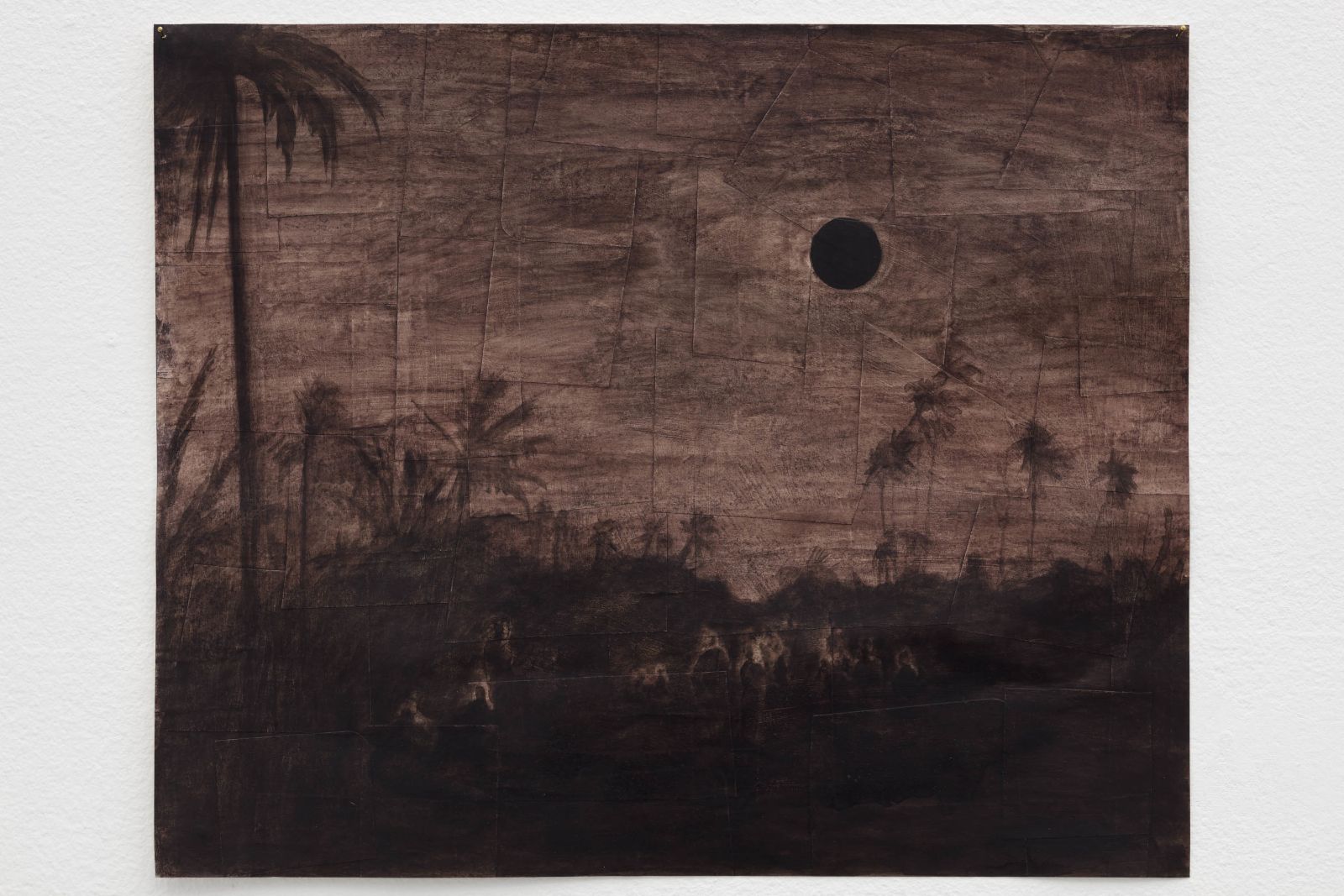 Guntur II, 2016, acrylic and ink on paper, 37,5 x 45 cm