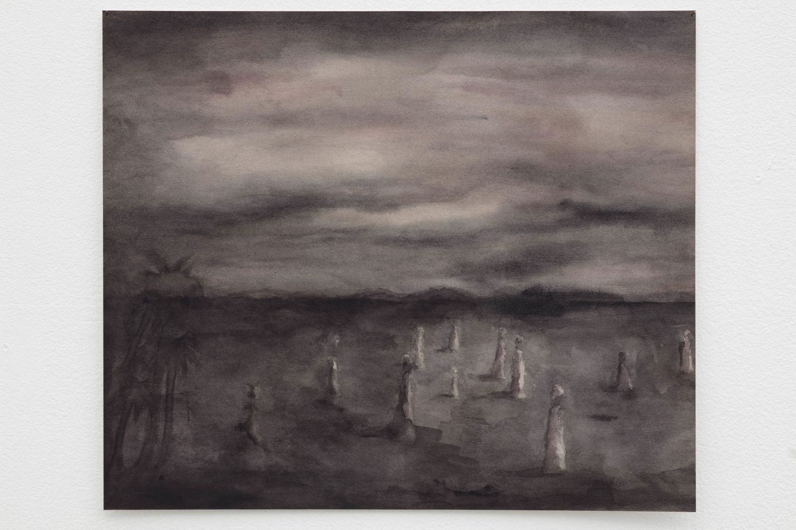 Guntur I, 2016, acrylic and ink on paper, 54 x 65 cm 