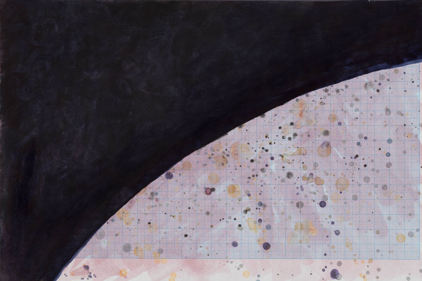 Sun spots, 2016, watercolour and ink on millimeter paper, 19 x 28,5 cm