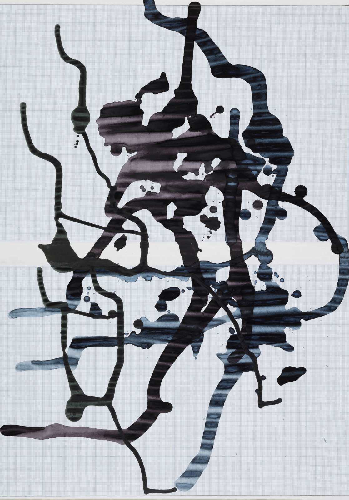 LaPlace's Demon, 2016, ink on paper, 57 x 40 cm