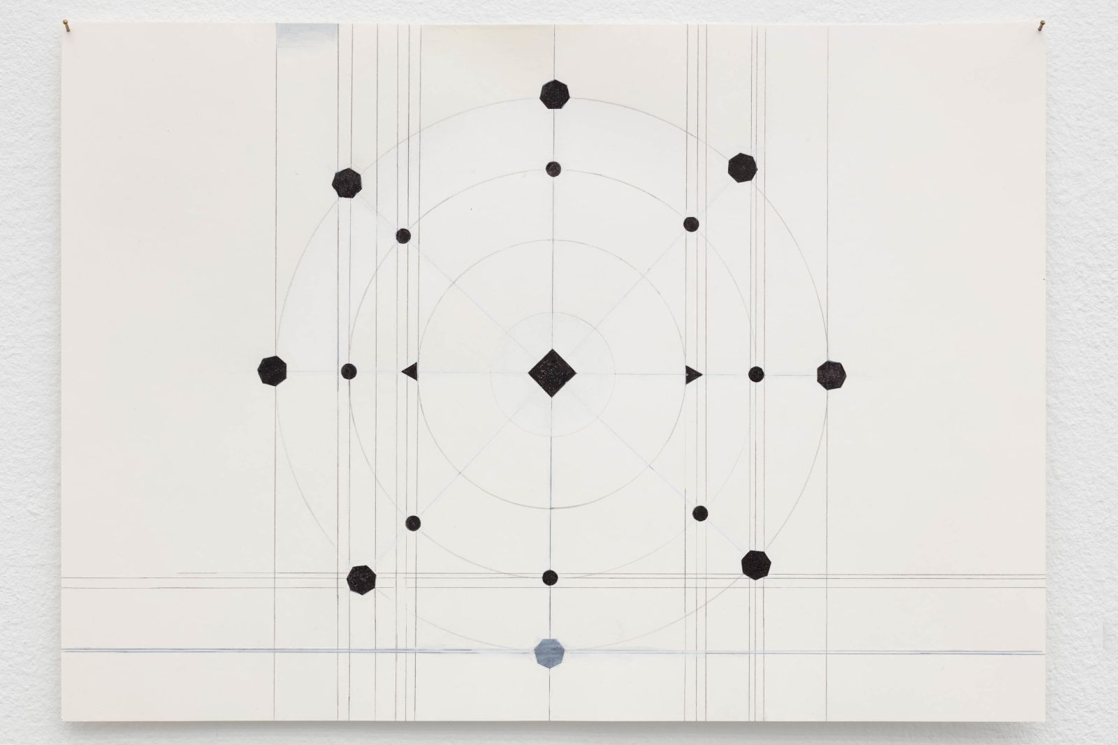 Noble gas, 2016, pencil and ink on paper, 42 x 30 cm