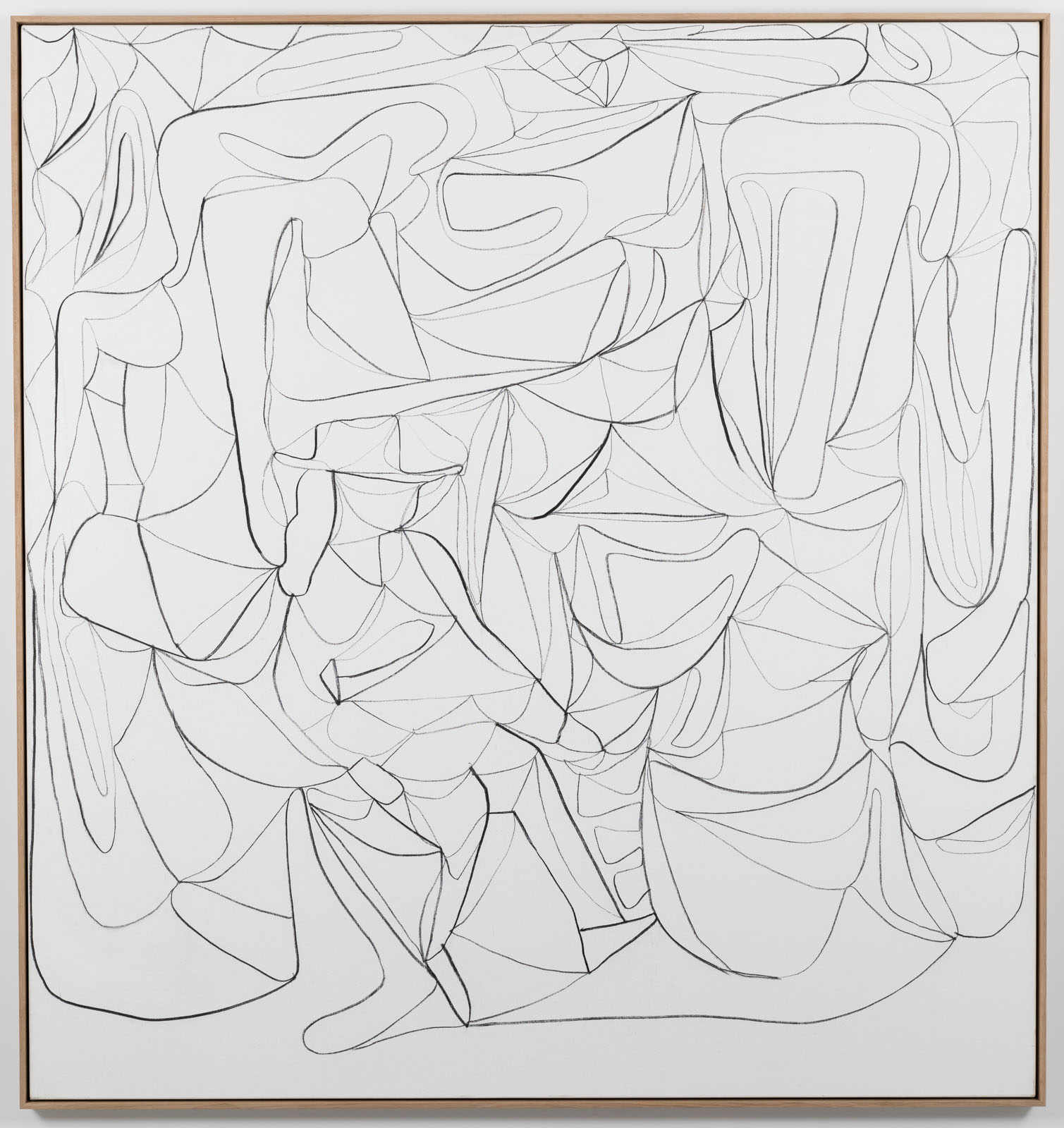 The Inventarium Drawing No. 02, 2018. Charcoal on canvas, 190 x 170 cm