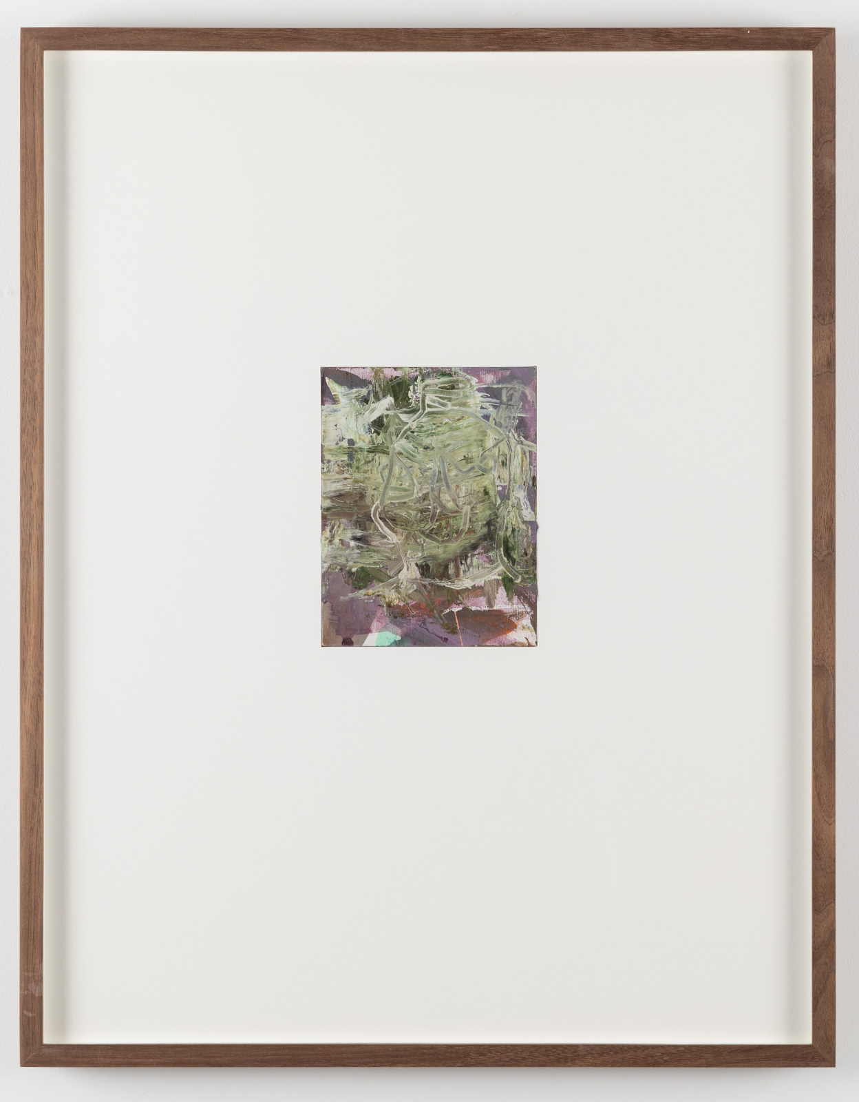 The Very Small Rubicon Paintings No. 07, 2019. Oil on panel in artist's frame, 17,5 x 13,5 cm, overall 65 x 51 x 4 cm