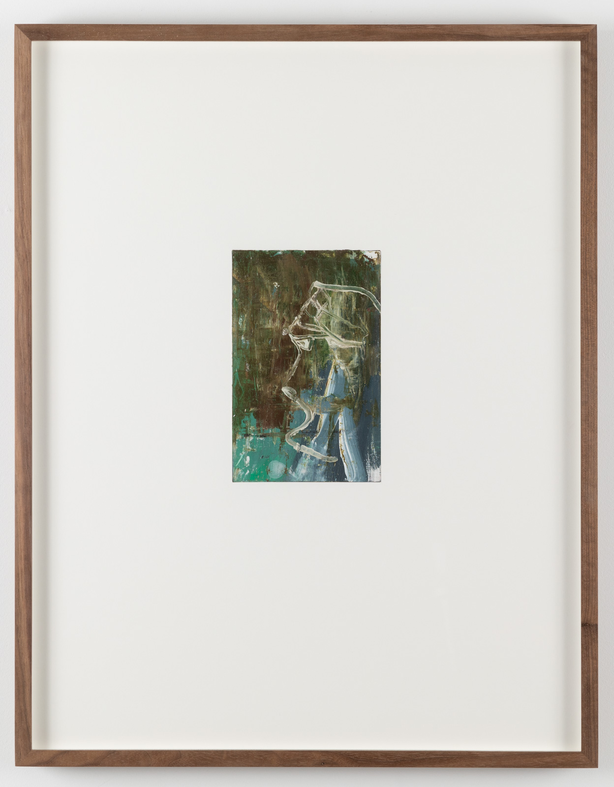 The Very Small Rubicon Paintings No. 05, 2019. Oil on panel in artist's frame, 17,5 x 13,5 cm, overall 65 x 51 x 4 cm