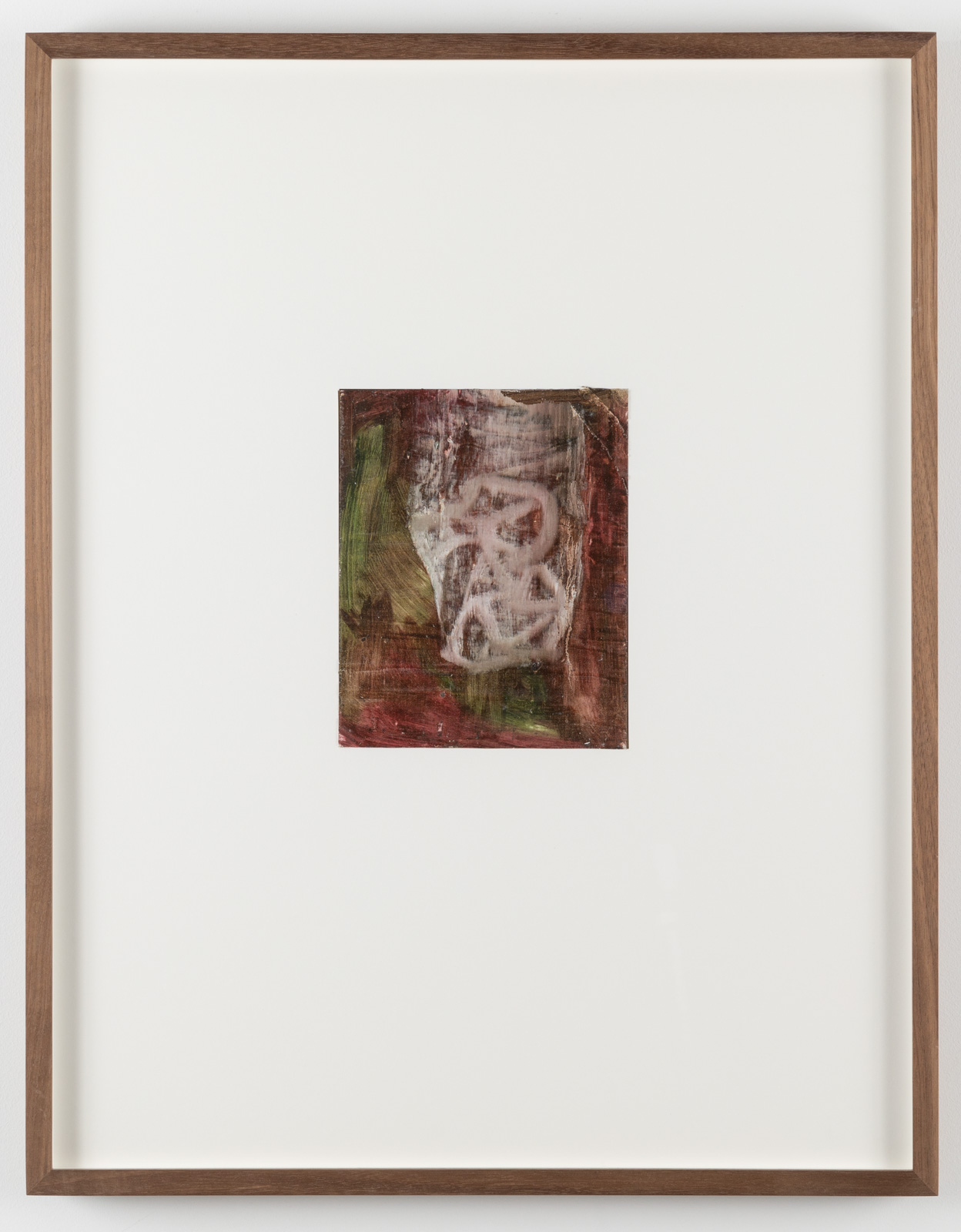 The Very Small Rubicon Paintings No. 04, 2019. Oil on panel in artist's frame, 17,5 x 13,5 cm, overall 65 x 51 x 4 cm