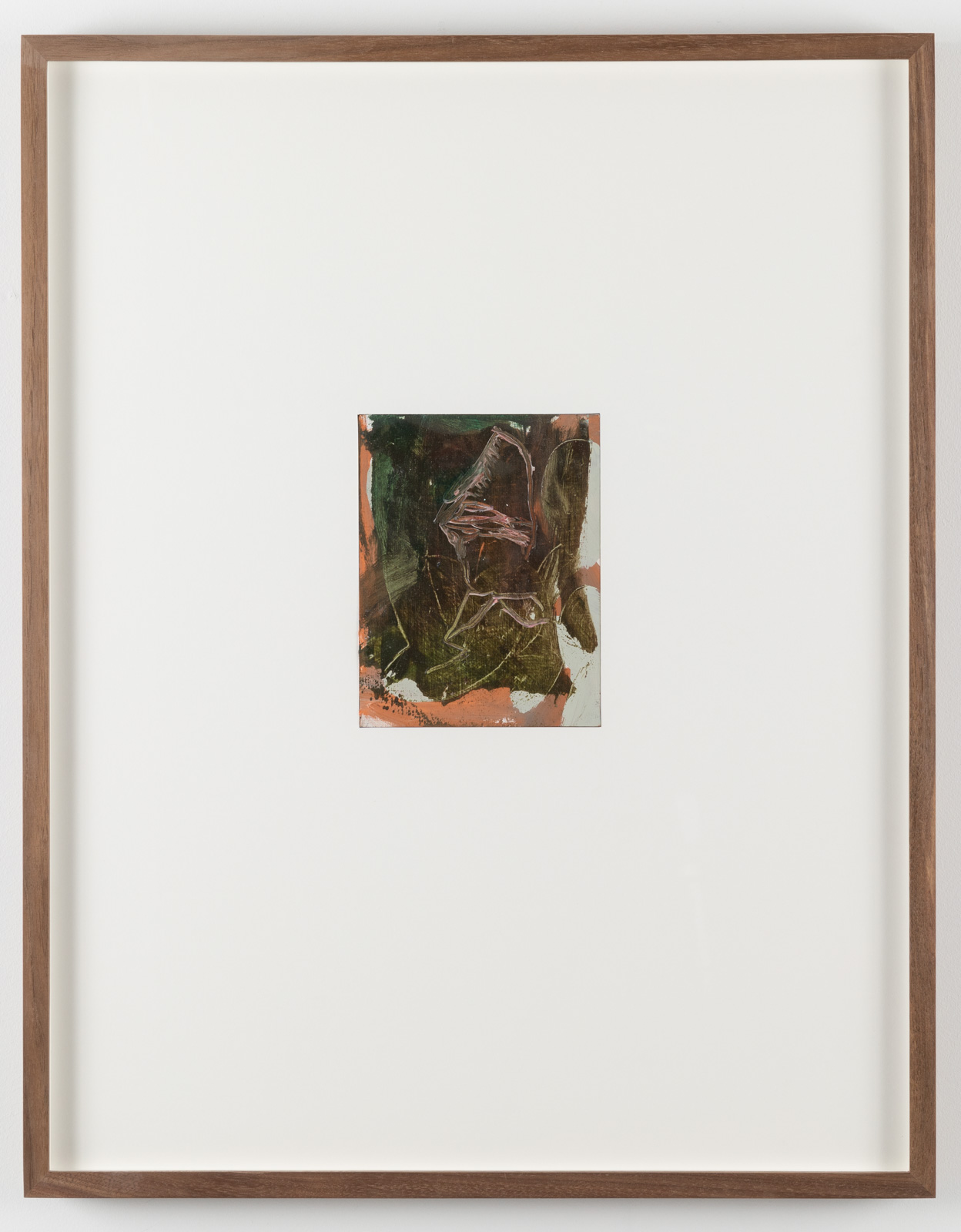 The Very Small Rubicon Paintings No. 03, 2019. Oil on panel in artist's frame, 17,5 x 13,5 cm, overall 65 x 51 x 4 cm