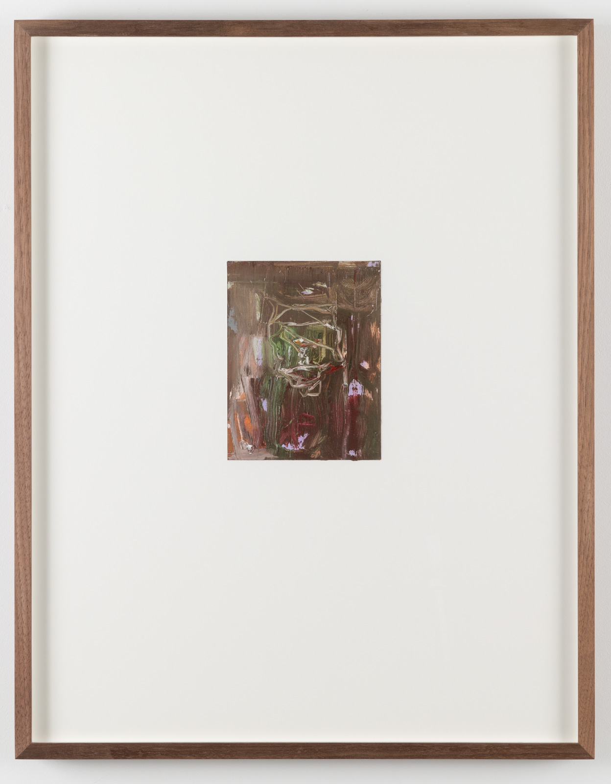 The Very Small Rubicon Paintings No. 01, 2019. Oil on panel in artist's frame, 17,5 x 13,5 cm, overall 65 x 51 x 4 cm